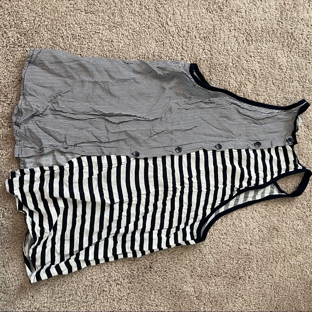 SPLENDID Navy Striped Tank Top - Picture 3 of 5